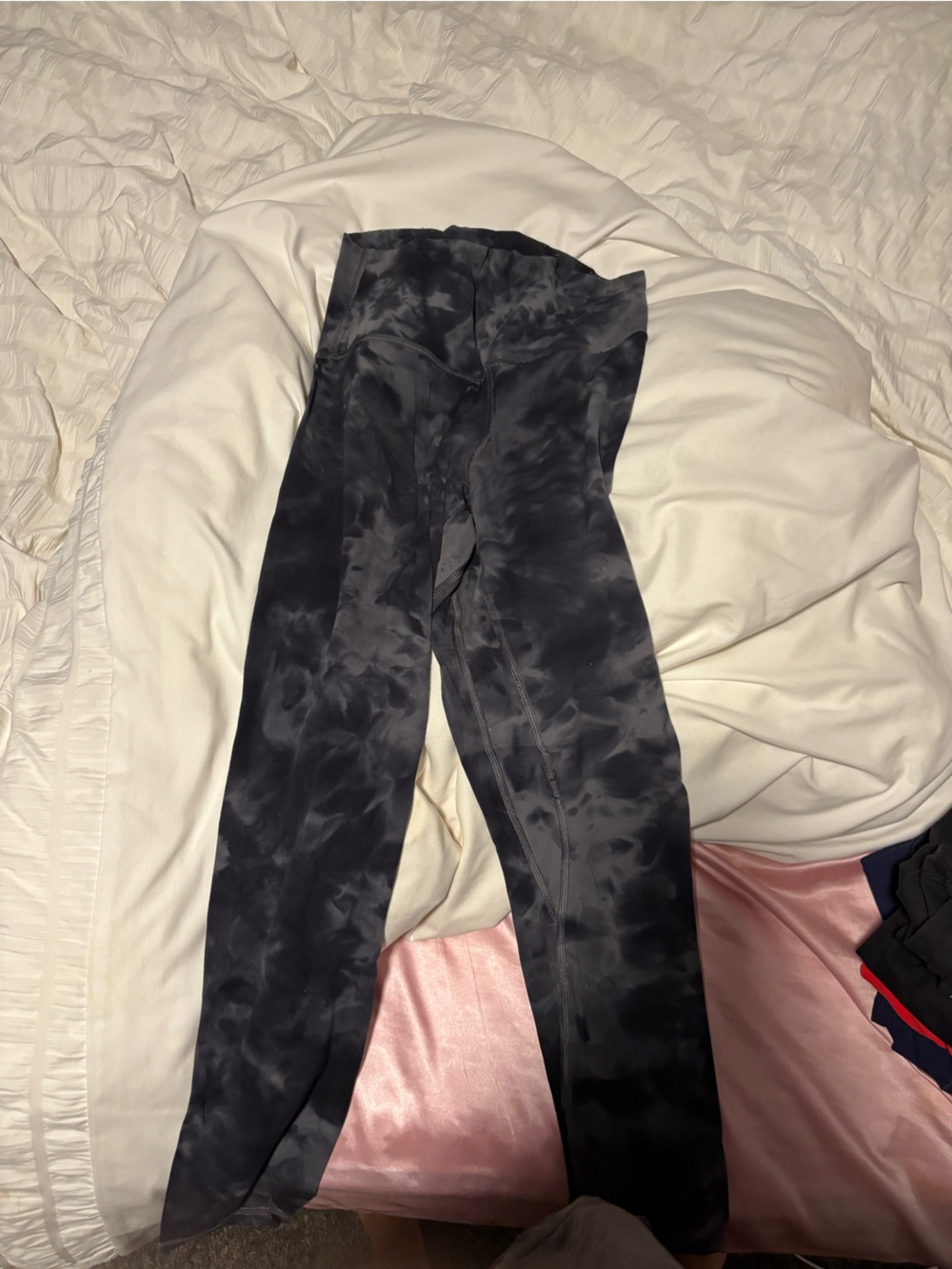 lululemon athletica Black Tie-Dye Leggings